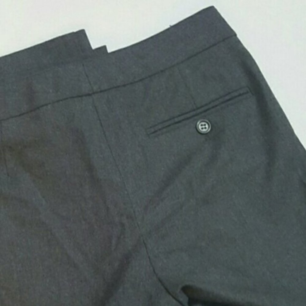 Theory gray Wool straight flare legged dress pants size 0 (294)33) - Picture 3 of 8